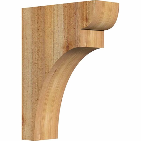 Ekena Millwork Yorktown Rough Sawn Corbel, Western Red Cedar, 4"W x 12"D x 16"H COR04X12X16YOR00RWR